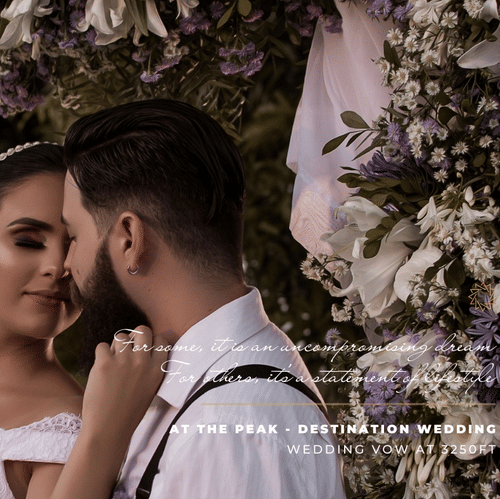 AT THE PEAK DESTINATION WEDDING