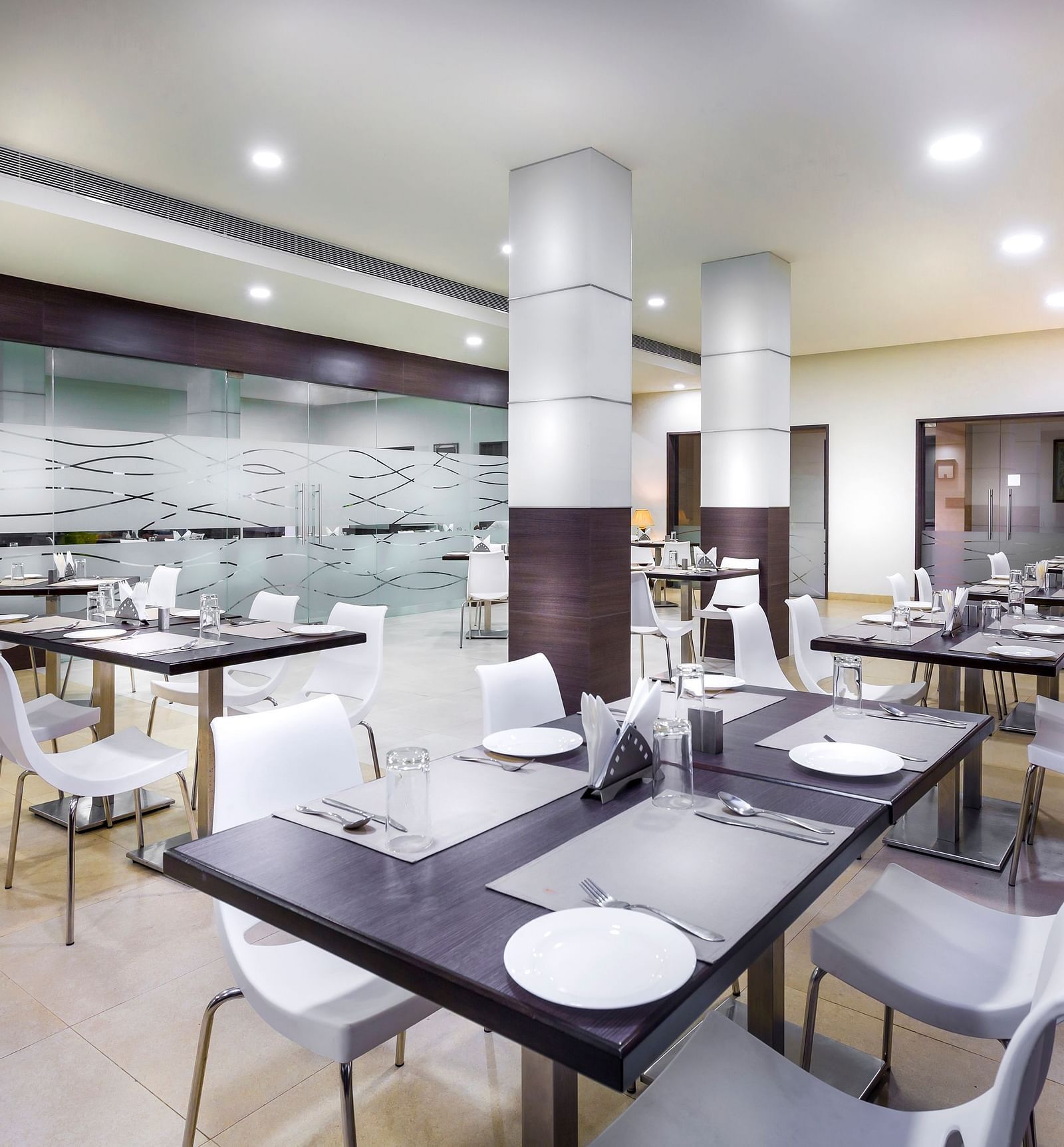An image of a dining of Amudham Restaurant at Regency Tiruttani by GRT Hotels.