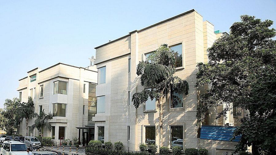Facade view of Inde Signature Tower, Gurgaon