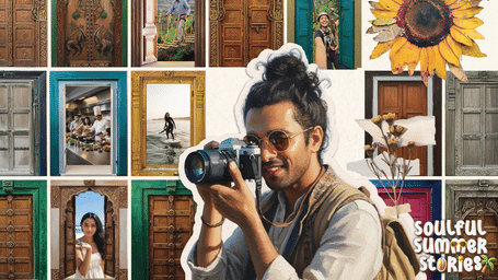 Soulful Summer Stories banner by GRT Hotels promoting summer vacation experiences at GReaT Trails destinations