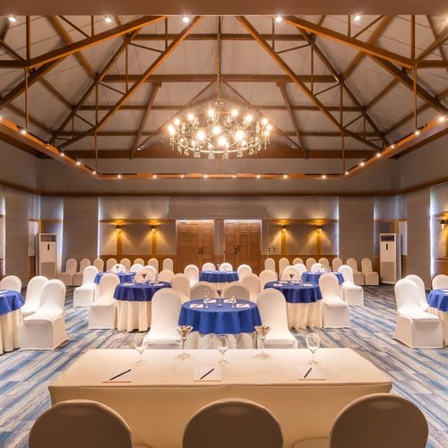 interior of villa arossim - a beautiful banquet hall in south goa at heritage