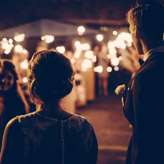 a woman entering a party 