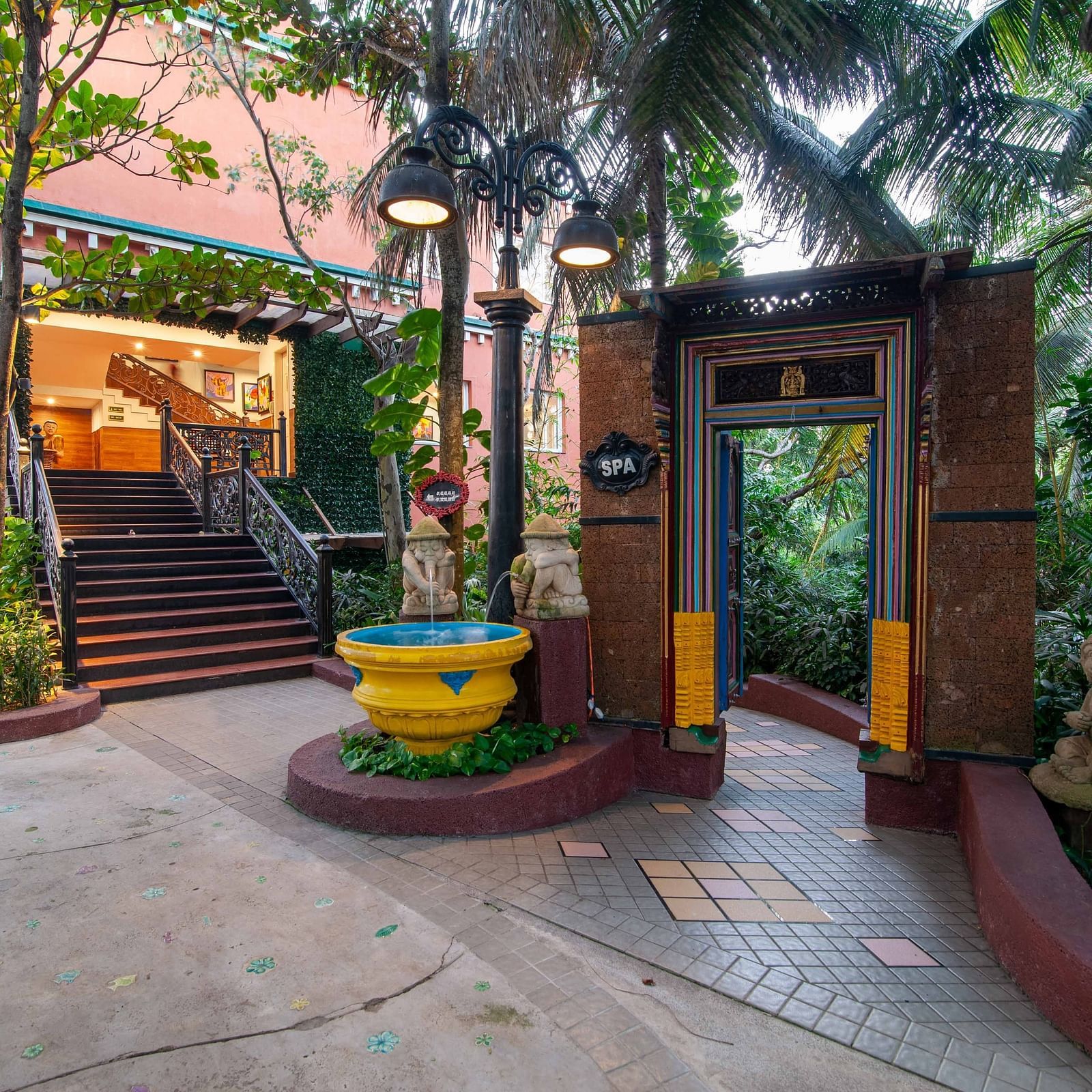 walking space inside the resort - Mayfair Palm Beach Resort, Gopalpur-on-Sea