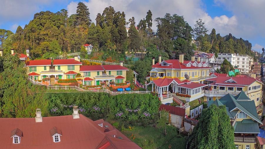 Arieal Shot of the resort - Mayfair Hill Resort, Darjeeling