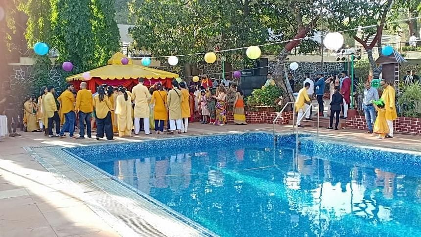 people enjoying by the swimming pool - Zara's Resort  1
