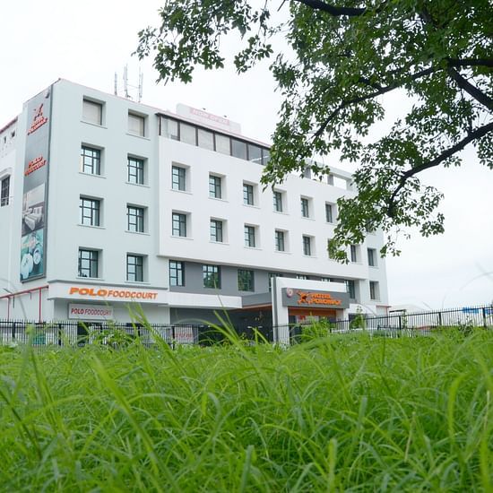 Exterior facade of Hotel Polo Max, Allahabad