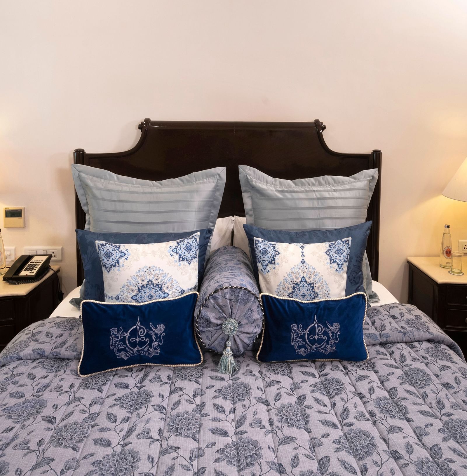 image of the bedding set of the Claridges Room at The Claridges Nabha Residence