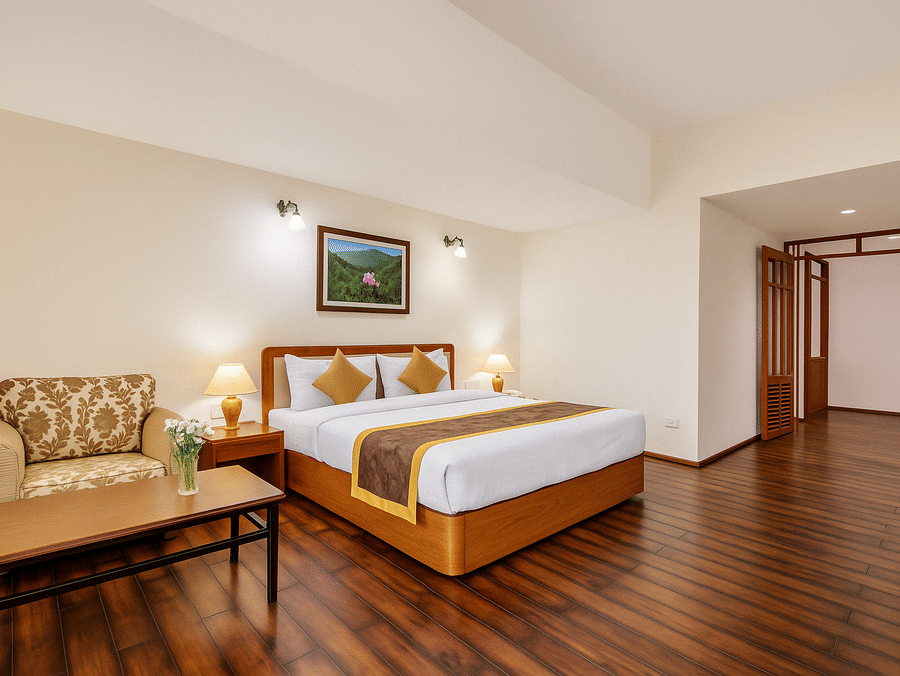 Family Suite with sofa cum bed with Balcony