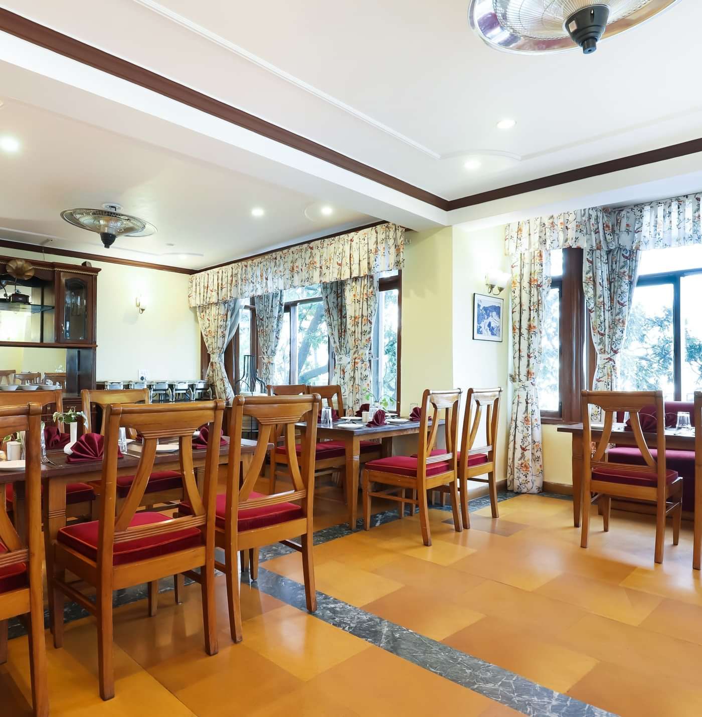 Green Leaf Restaurant at Summit Le Royale is a global cuisine restaurant in Shimla