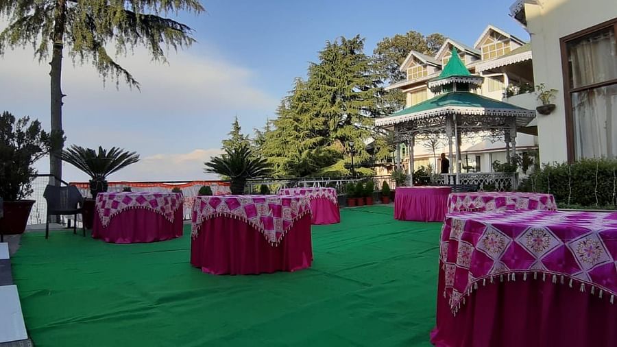 Banquet hall at Hotel Mount View, Weddings in Dalhousie, Banquet Hall in Dalhousie