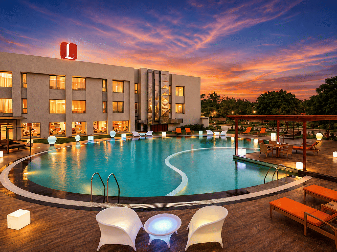 top 3 bhavnagar facade - blue water