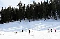 Snow gliding at Shimla