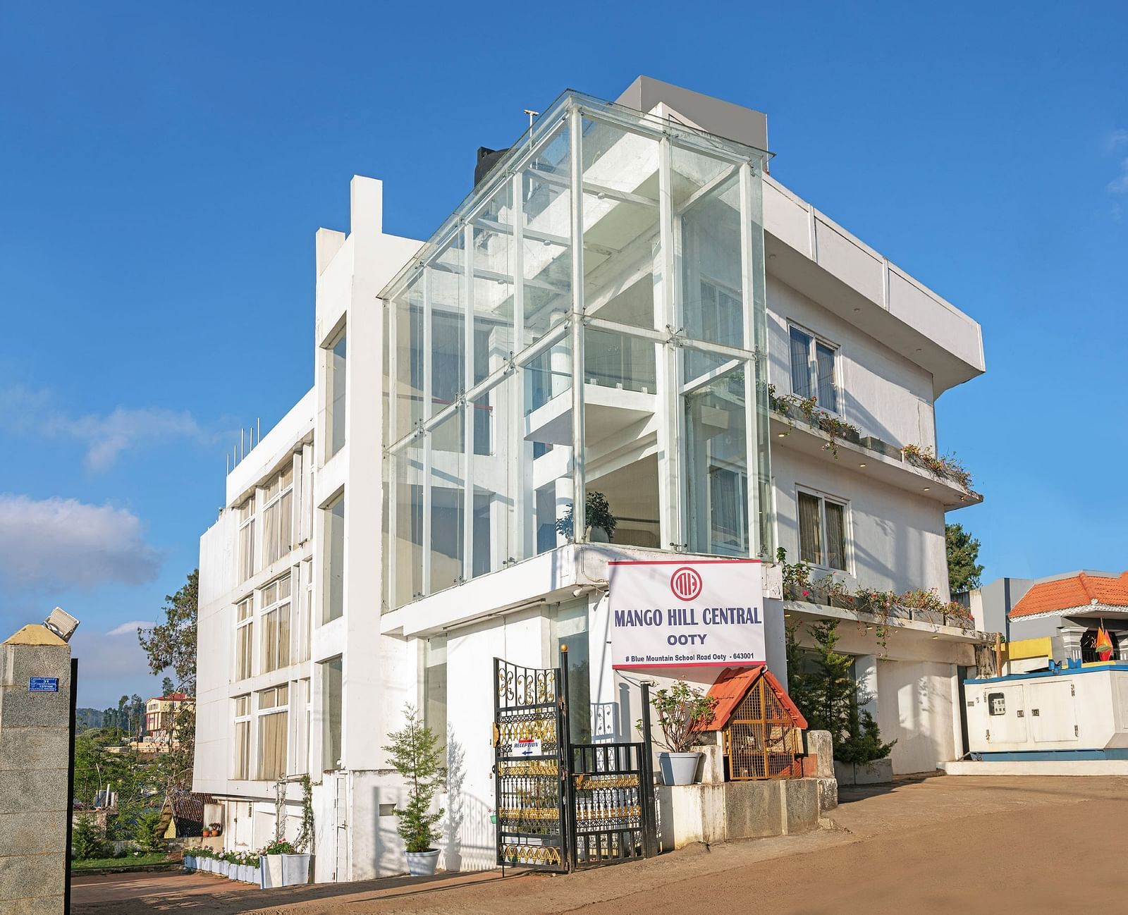 An imgae of a facade during a broad daylight  | Mango HIll Central, Ooty