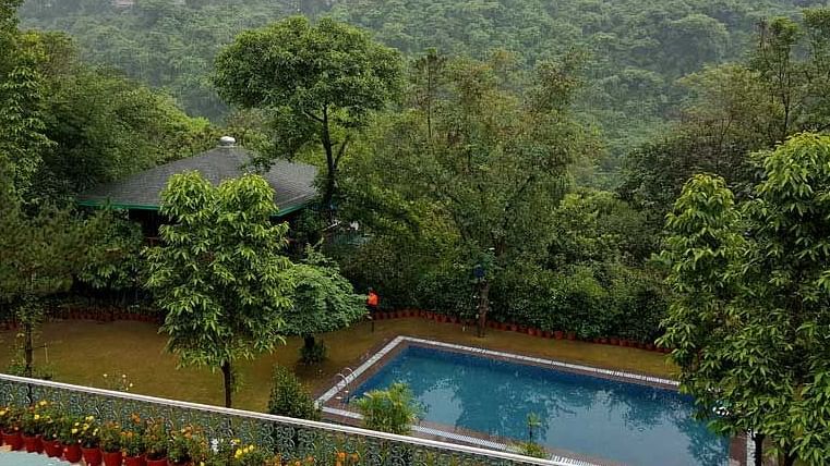 Swimming Pool at Shaheen Bagh Resort Dehradun , Uttarakhand 