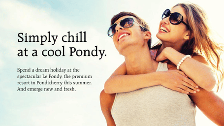 Creative of Summer Chill package detailing the inclusions and validity | Le Pondy