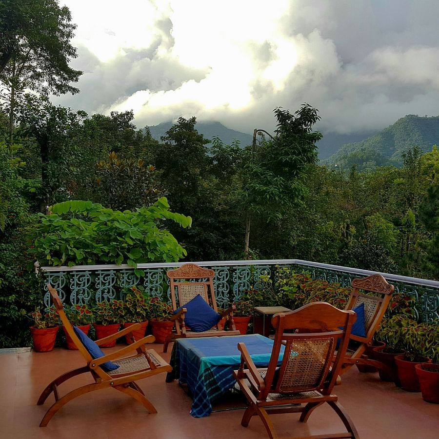 an image of a seating arrangement in the balcony