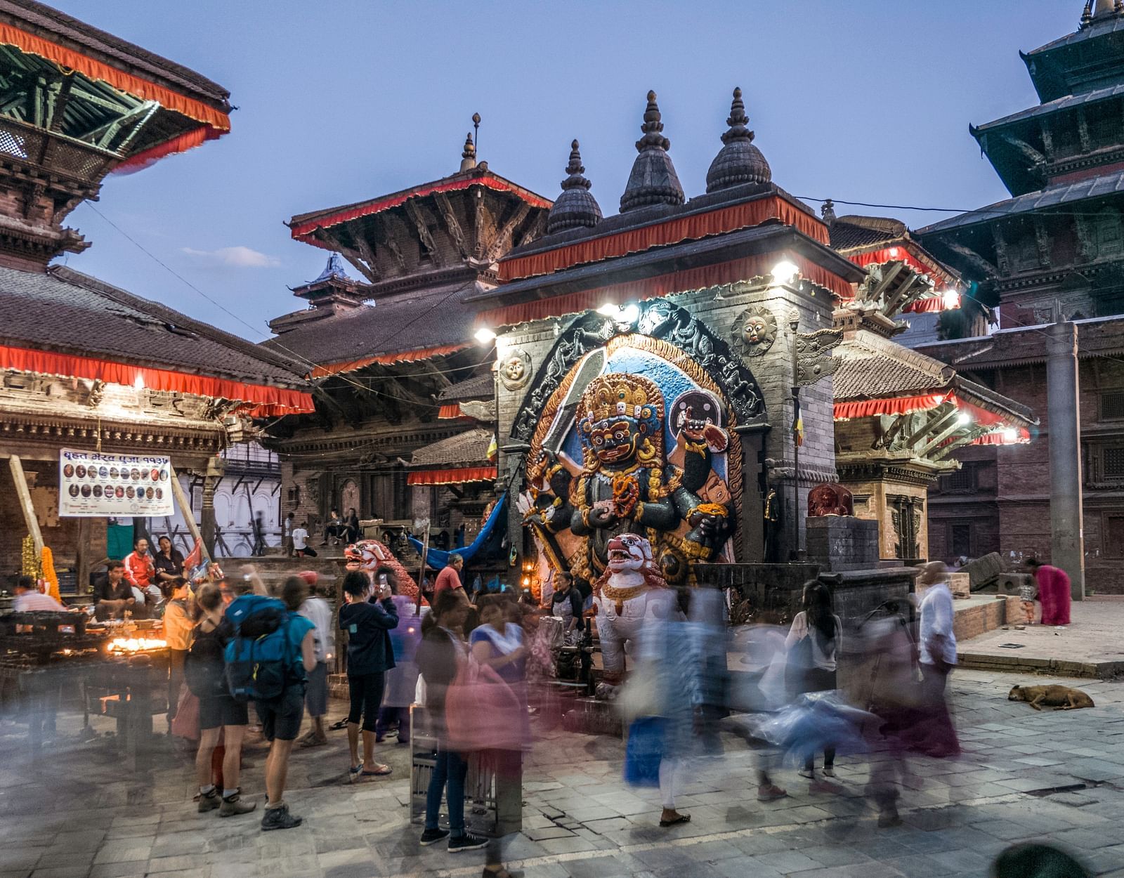 Devotees gathered around a local religious institutions | Kavya Resort and Spa, Nagarkot