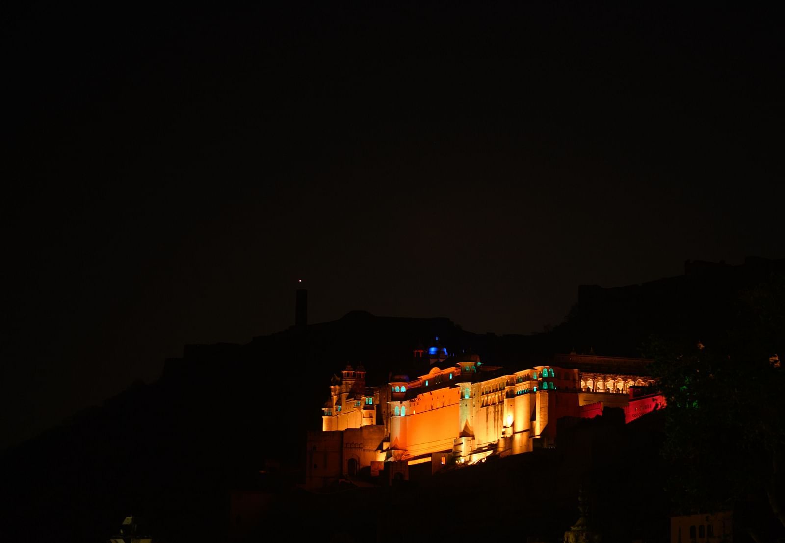 View of Amber Fort Jaipur from Surya Haveli